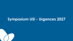 Symposium USI Urgences 2027